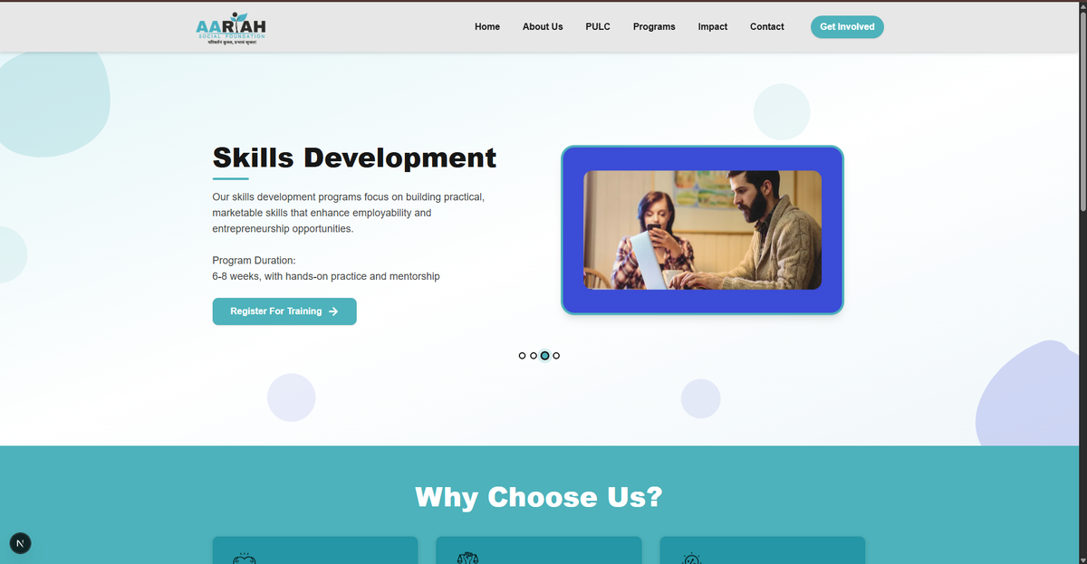 NGO Portfolio Website
